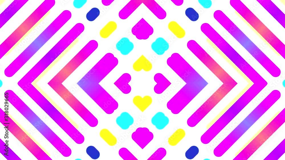 Poster kaleidoscope vj loop motion background