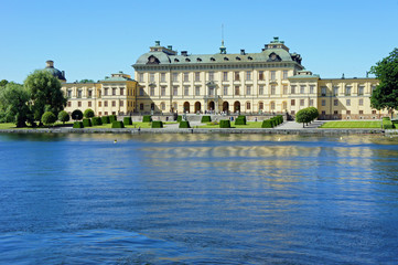 Fototapeta na wymiar Drottningholm Palace, summer home of the Swedish royal family