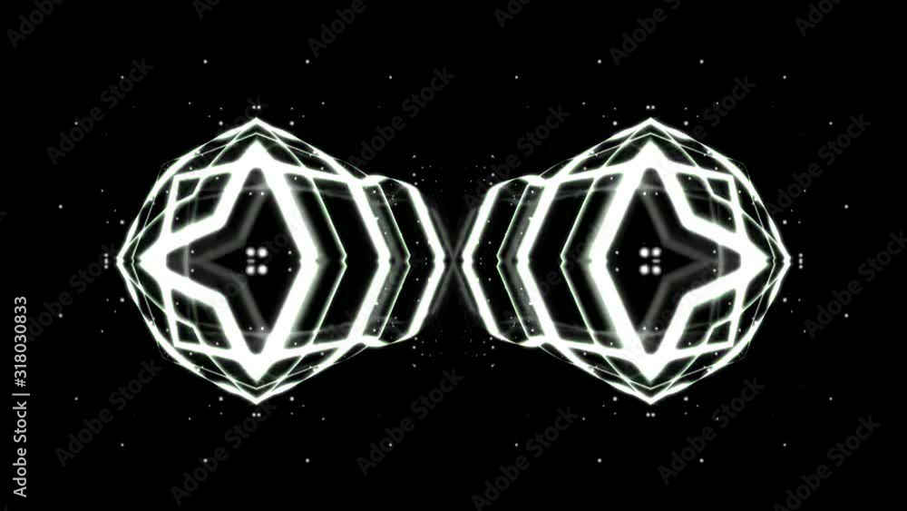 Poster vj loop kaleidoscope abstract motion background