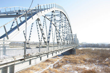  Humpbacked bridge over the Ishim River, Petropavlovsk