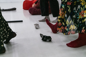 dancer foot, contact improvisation