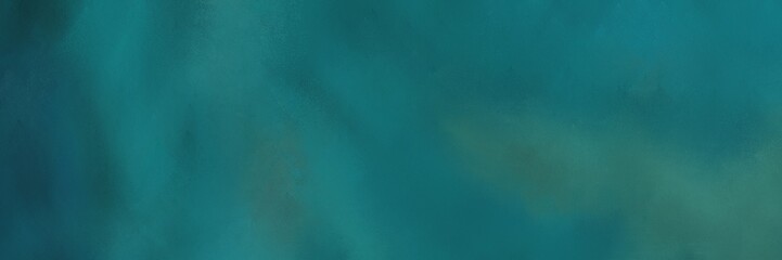 retro horizontal background header with teal green, teal blue and dark slate gray color