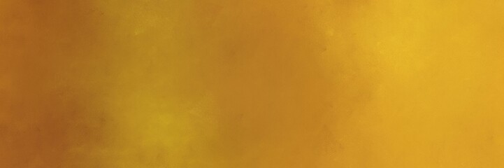 horizontal colorful grungy painting background texture with bronze, dark golden rod and golden rod colors and space for text or image. can be used as header or banner