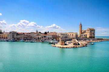 Overview of the city of Trani, Puglia, Italy