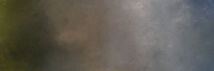horizontale bunte Vintage-Malerei-Hintergrundgrafik mit schwach grauen, sehr dunkelgrünen und dunklen olivgrünen Farben. Freiraum für Text oder Grafik © Eigens