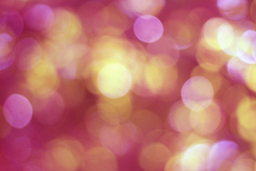 Fototapeta premium Natural purple and yellow bokeh