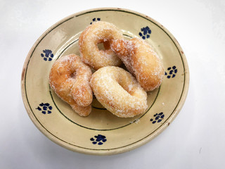 Zeppole, the traditional fried donuts to celebrate carnival in Italy