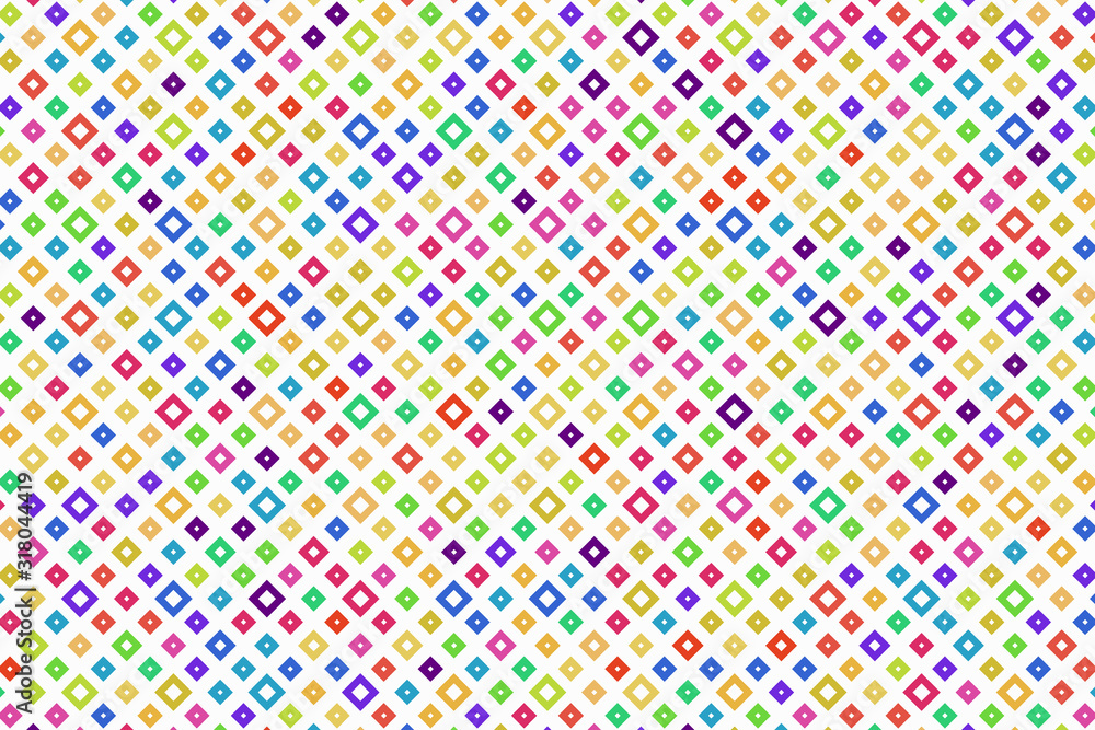 Poster abstract color squares background. pixels and squares.