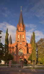 Fototapeta na wymiar Church of St. Peter in Tartu. Estonia