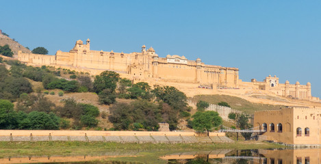 Obraz premium Amber-Fort Amber Jaipur Rajasthan India