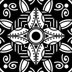 Mandala decorative ornament. Can be used for greeting card, phone case print, etc. Hand drawn background, vector isolated on white. EPS 10 