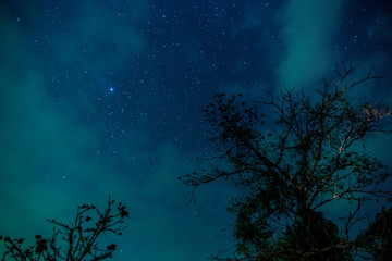 Fototapeta na wymiar Sternenhimmel über Koh Yao Yai