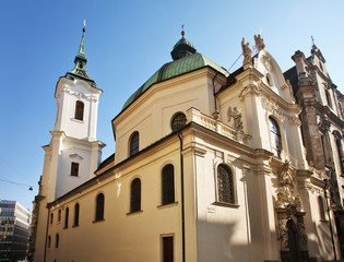 Minorite Church of Saints John and Loreto in Brno. Czech republic