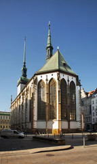 Church of St. James in Brno. Czech republic