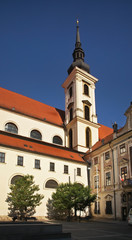 Fototapeta na wymiar Church of St. Thomas in Brno. Czech republic