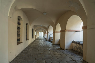 Passage in a street of Prague.