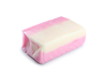 Chewing gum on white background