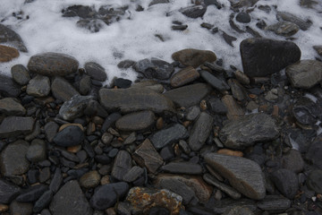 stones on beach
