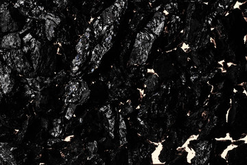 Black charcoal texture, natural mineral resource background