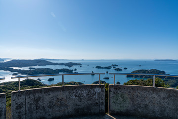 Obraz premium [長崎県]九十九島の風景（石岳展望台）