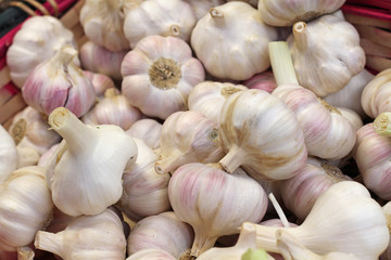 Knoblauch auf dem Markt