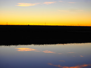 Anochecer en el Lago