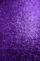 Shiny plain violet glitter fabric empty background