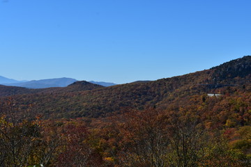 mountains in autumn