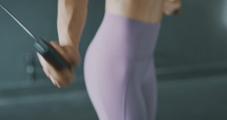 It's time for her cardio jump rope routine - Powered by Adobe