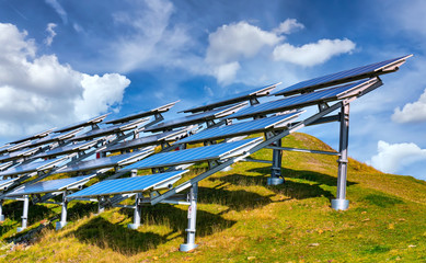 Solaranlage in den Alpen