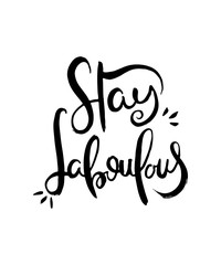 Hand lettering grunge card with textured handcrafted doodle letters in retro style