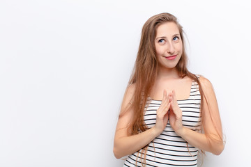 yound blonde woman scheming and conspiring, thinking devious tricks and cheats, cunning and...
