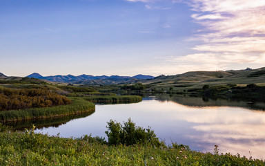 water in the mountains