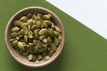 Pepita Seeds in a Bowl