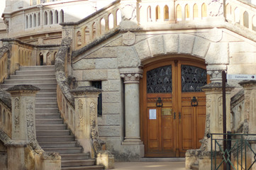 Detail des Justizpalastes in Monaco