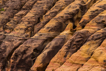Abstract Red Stone in Brazil