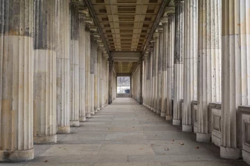 Deurstickers Row of classic greek columns in Berlin, Germany © respiro888