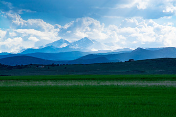 Long's Peak from Loveland, Colorado.