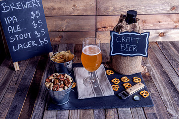 Craft Beer in American Brewery