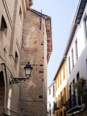 Vintage lanterns on the streets in Spain
