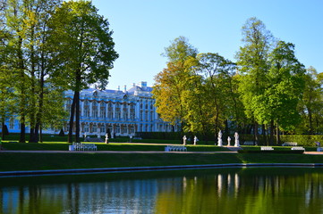  sunny day in the city of pushkin