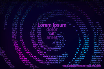 Halftone neon texture.