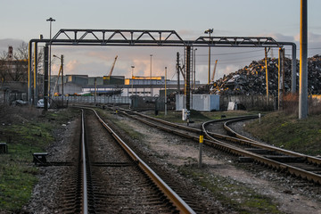 Fototapeta premium railway tracks