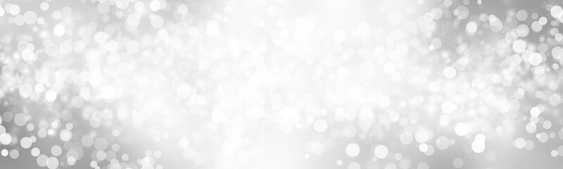 white blur abstract background. bokeh christmas blurred beautiful shiny Christmas lights