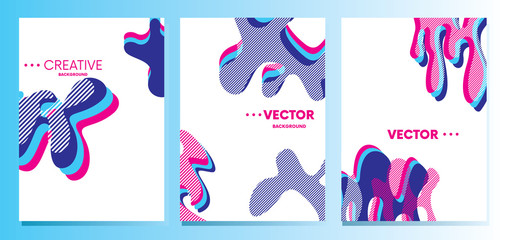 Modern abstract geometric pattern background design. EPS 10 Vector Use for cover, poster, template, brochure, decorated and flyer. Hand drawn illustration.