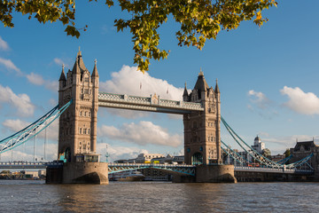 Fototapeta na wymiar Iconic Landmark of London - The Tower Bridge
