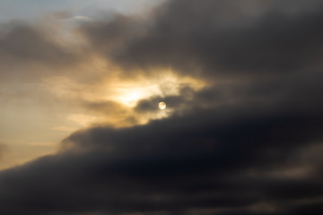 Obraz premium dramatic sky with clouds