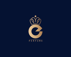 Luxury Letter  perfume logo design and also symbol and icon. this logo is designed for your perfume fragrance, smell, essence, scent.