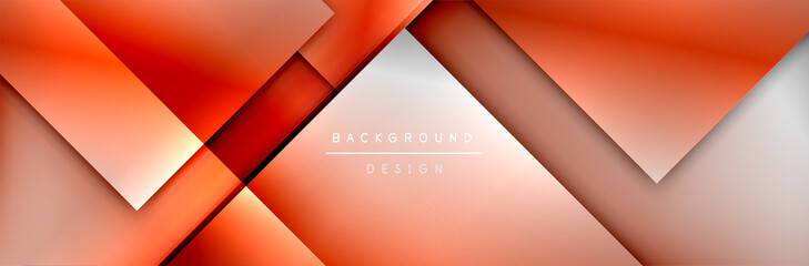 Square shapes composition geometric abstract background. 3D shadow effects and fluid gradients. Modern overlapping forms