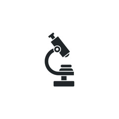 microscope icon template color editable. microscope symbol vector sign isolated on white background illustration for graphic and web design.